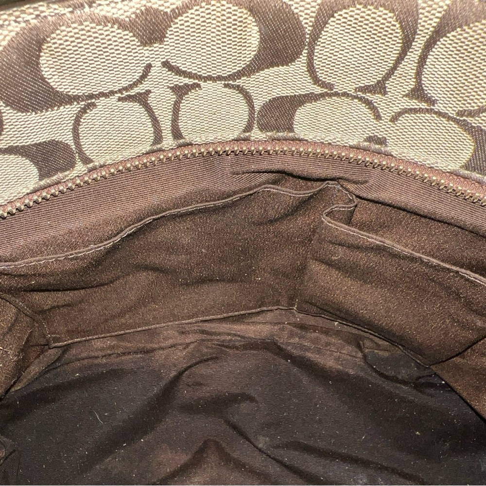 The Coach F12843 Patchwork Shoulder Bag - Picture 8 of 12